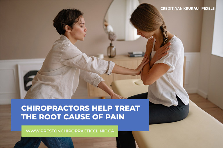 Chiropractors help treat the root cause of pain