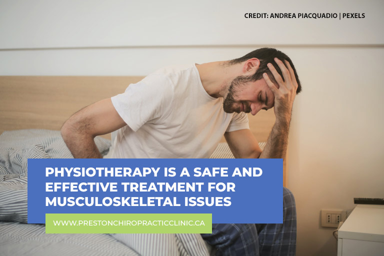 Physiotherapy is a safe and effective treatment for musculoskeletal issues