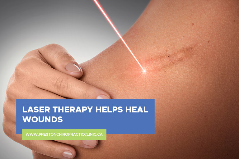 Laser therapy helps heal wounds